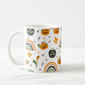 Spooky Boho Halloween patroon Koffiemok (Links)