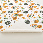 Spooky Boho Halloween patroon Sherpa Deken (3/4)