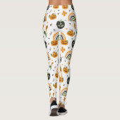 Spooky Boho Pattern Halloween Leggings (Achterkant)