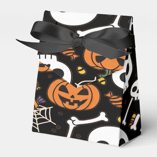 Spooky Bones And Skeletons For Halloween Bedankdoosjes (Voorkant Zijde)