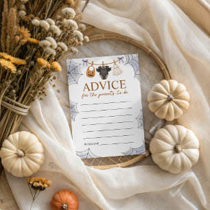 Spooky Boo Advies voor Ouders Kaart