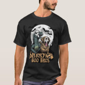 Spooky Boo Bros Mannen T Rex Retriever Shirt (Voorkant)