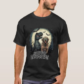 Spooky Boo Bros Mannen T Rex Retriever Shirt (Voorkant)