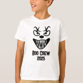 Spooky Boo Crew Halloween 2025 party group fun  T-shirt (Voorkant)