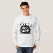 Spooky Boo Crew Halloween T-shirt (Voorkant volledig)