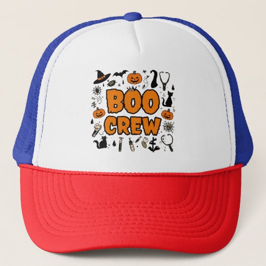 Spooky Boo Crew Pet – Halloween Party Accessoire (Voorkant)