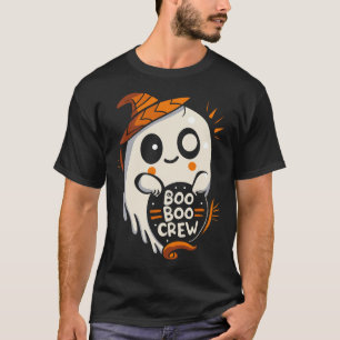 Spooky Boo Crew Verpleegster Halloween T-shirt