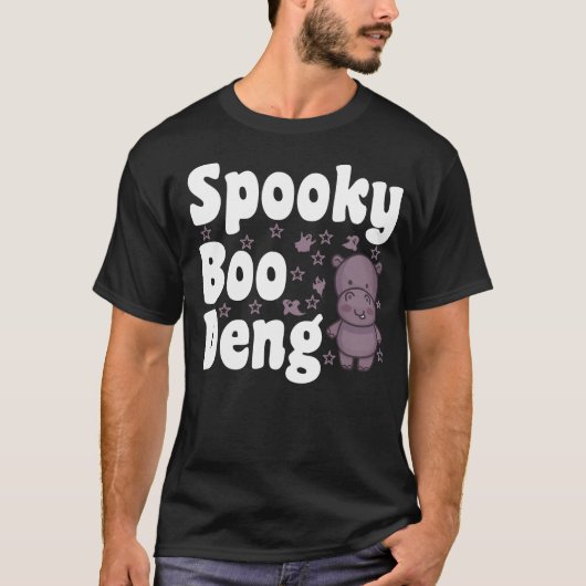 Spooky Boo Deng Funny Boo Deng T-shirt (Voorkant)