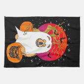 SPOOKY BOO-DOG - Keukenhanddoeken (Horizontaal)