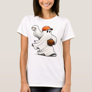 Spooky Boo Geest Baseball Swing Halloween T-shirt