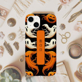Spooky Boo Ghost Ghoul Jack Halloween Sinaasappel  Case-Mate iPhone Case