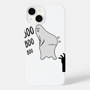 Spooky Boo Ghost Halloween Funny Novelty Shirt Case-Mate iPhone 14 Hoesje