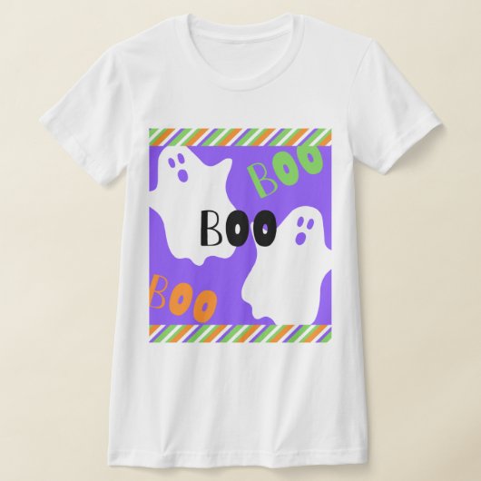 Spooky Boo Ghost T-shirt (Laagn)