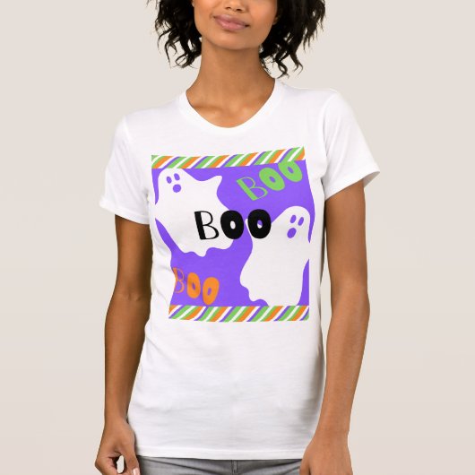 Spooky Boo Ghost T-shirt (Voorkant)