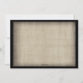 Spooky BOO Gothic Halloween Party Invitation Kaart (Achterkant)