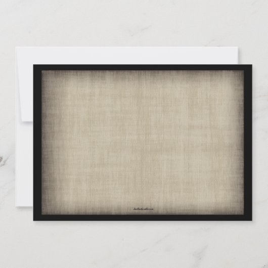 Spooky BOO Gothic Halloween Party Invitation Kaart (Achterkant)