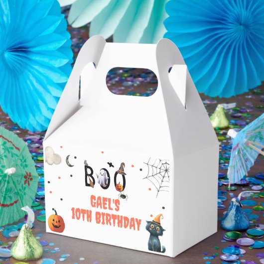 Spooky Boo Halloween Ghost Pumpkin Verjaardag Deco Bedankdoosjes (Feest)