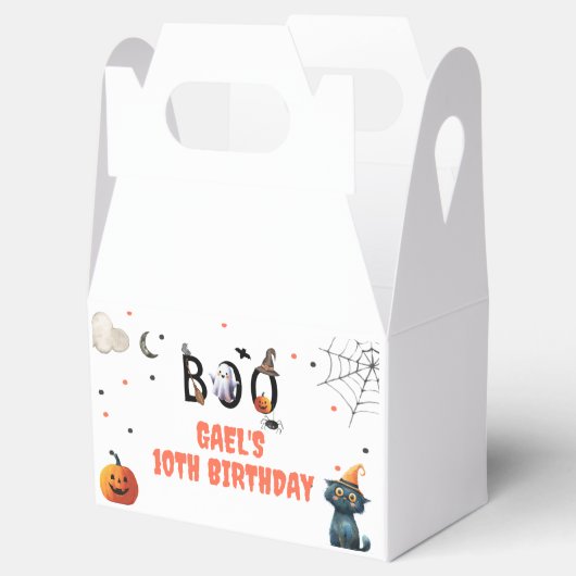 Spooky Boo Halloween Ghost Pumpkin Verjaardag Deco Bedankdoosjes (Geopend)