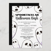 Spooky Boo Haunted house Halloween bash party Kaart (Voorkant / Achterkant)