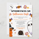 Spooky Boo Haunted house Halloween bash party Kaart (Voorkant)