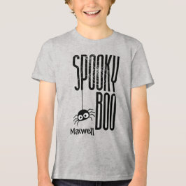Spooky Boo Kinder Halloween Shirt