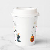 Spooky Boo Schattigee Halloween Ghost Verjaardag D Papieren Bekers (Rechts)