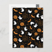 Spooky Boo-tiful Night Feestdagenkaart (Voorkant / Achterkant)