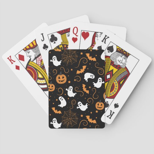 Spooky Boo-tiful Night Pokerkaarten (Achterkant)