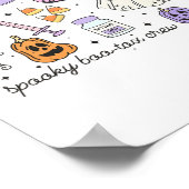 Spooky Boo-tox Crew Halloween Botox Nurse In Poster (Hoek)