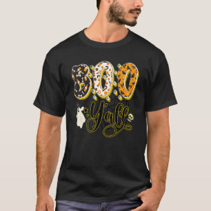 Spooky Boo Y'all Ghost Halloween Voor Mannen Vrouw T-shirt