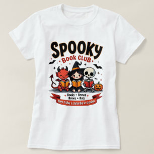 Spooky Book Club Halloween T-shirt
