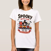 Spooky Book Club Halloween T-shirt (Voorkant)