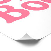 Spooky Book Club Schattige Ghost Reading Perfect Poster (Hoek)