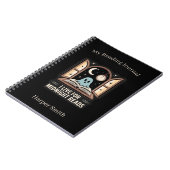 Spooky Book Lover Midnight Lezers Reader Journal Notitieboek (Linkerzijde)