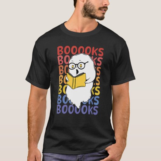 Spooky Books Reading Ghost - Voor de liefde van Bo T-shirt (Voorkant)