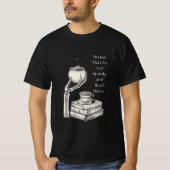 Spooky & Books: Witchy Skeleton Hand Cauldron T-shirt (Voorkant)