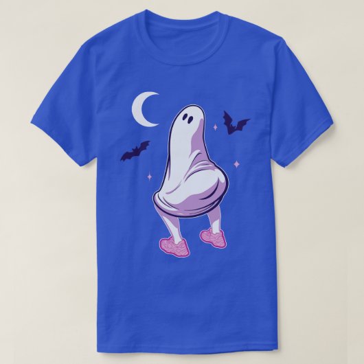 Spooky Booty Twerking Halloween Bedsheet Ghost T-shirt (Design voorkant)