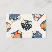 Spooky Boy Halloween Baby shower Luier Raffle Informatiekaartje (Achterkant)