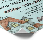 Spooky Boy Halloween Verjaardag Tijd Capsule Teken Poster (Hoek)