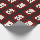 Spooky Branch Retro Mod Fusion Cadeaupapier (Hoek)