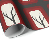 Spooky Branch Retro Mod Fusion Cadeaupapier (Rol Hoek)