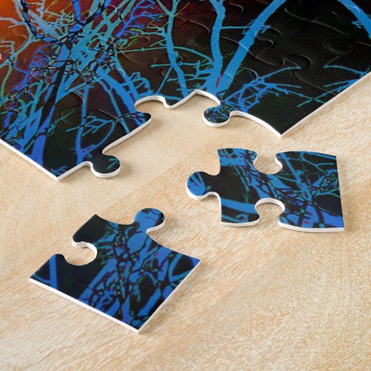 Spooky Branches Legpuzzel (Zijkant)