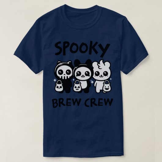 Spooky Brew Crew T-shirt (Design voorkant)