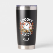 Spooky Bride Ghost Halloween gepersonaliseerd Geïsoleerde Drinkbeker (Voorkant)