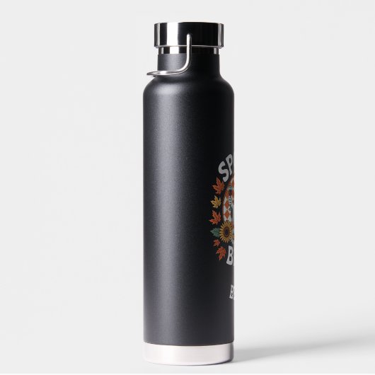 Spooky Bride Ghost Halloween gepersonaliseerd Waterfles (Rechts)