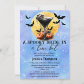 Spooky Bride in een klein beetje Martini-Vrijgezel Kaart (Voorkant)