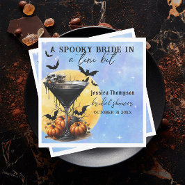 Spooky Bride in een klein beetje Martini-Vrijgezel Servet