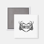 Spooky Bride Skeleton Hands Verloving Wedding Hal Magneet (Voorkant / Achterkant)