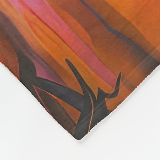 Spooky Brittany Spaniel Halloween Witch Pumpkin Fleece Deken (Hoek)