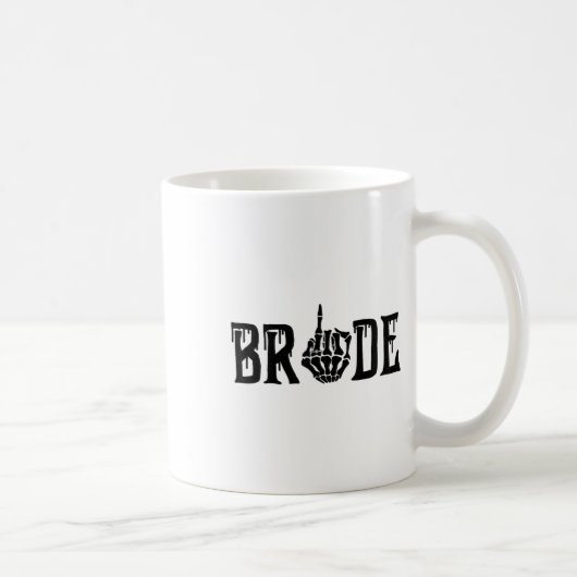 Spooky Bruid Bruidegom Gothic Halloween Wedding Ma Koffiemok (Rechts)